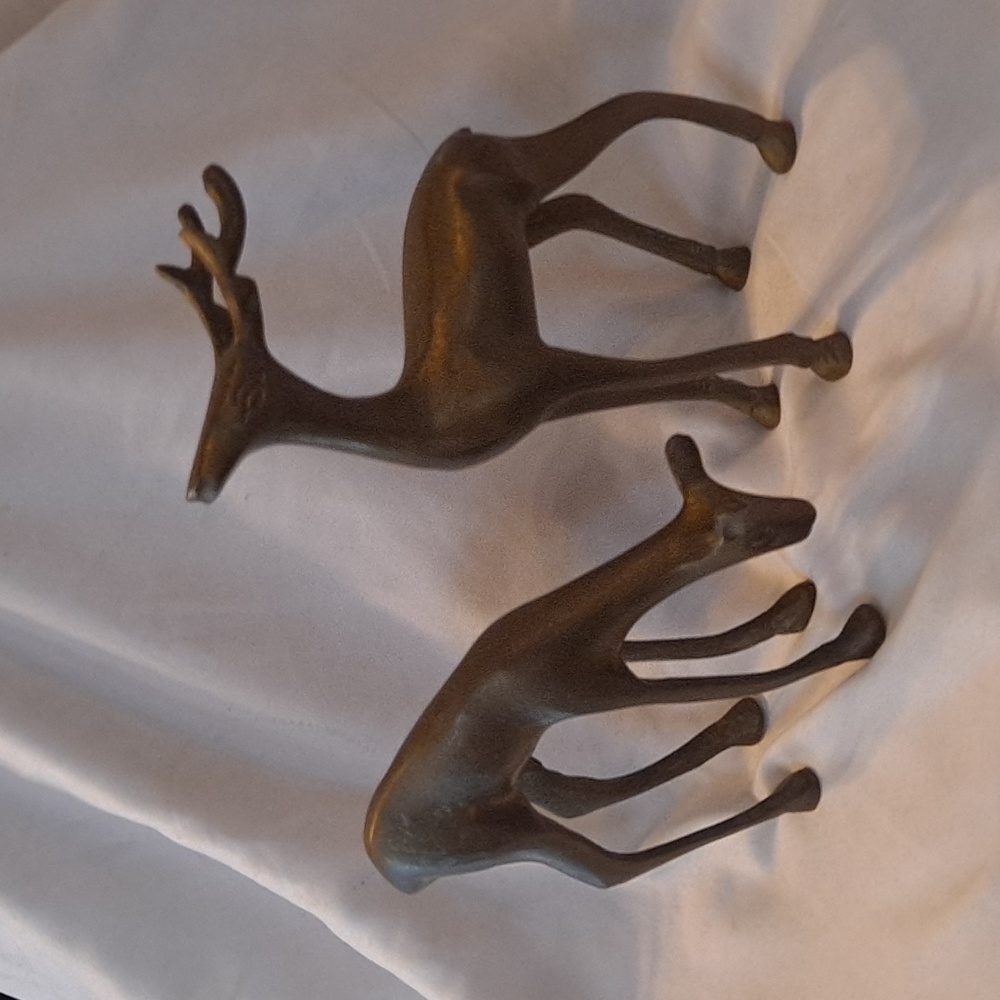 Metal Mini Deer Ornaments